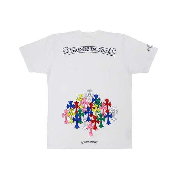 Chrome Hearts Multi Color Cross T-shirt White