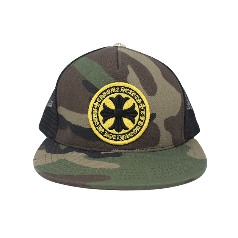 Chrome Hearts Plus Cross Seal Stamp Trucker Hat Camo