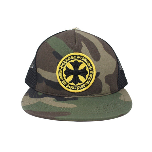 Chrome Hearts Plus Cross Seal Stamp Trucker Hat Camo