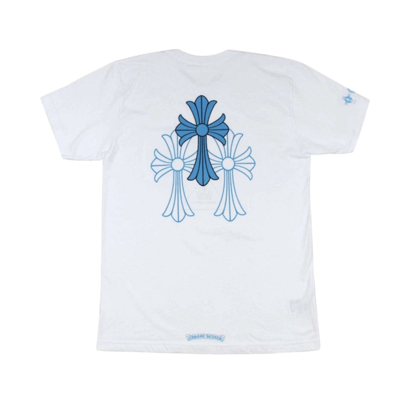 Chrome Hearts Triple Cross Logo S/S T-Shirt White