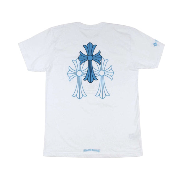 Chrome Hearts Triple Cross Logo S/S T-Shirt White