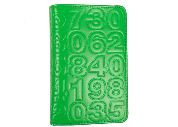 SA6300EC Card Holder Number Embossed Green