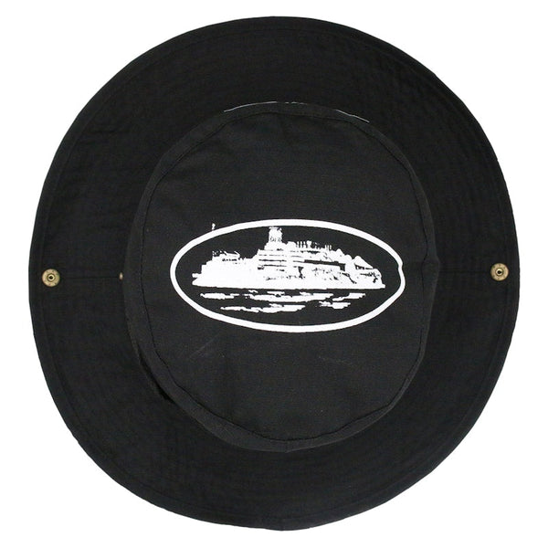 Corteiz OG Guerillaz Bucket Hat Black