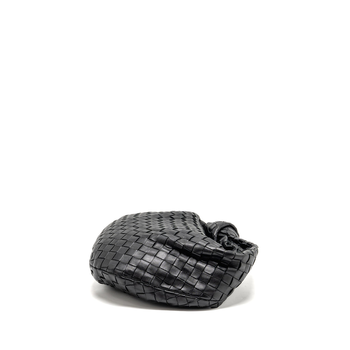 BOTTEGA VENETA SMALL JODIE LAMBSKIN BLACK SHW