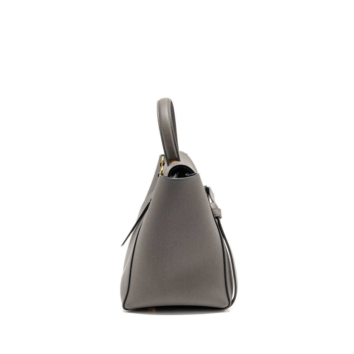 CELINE MINI BELT BAG GRAINED CALFSKIN GREY GHW