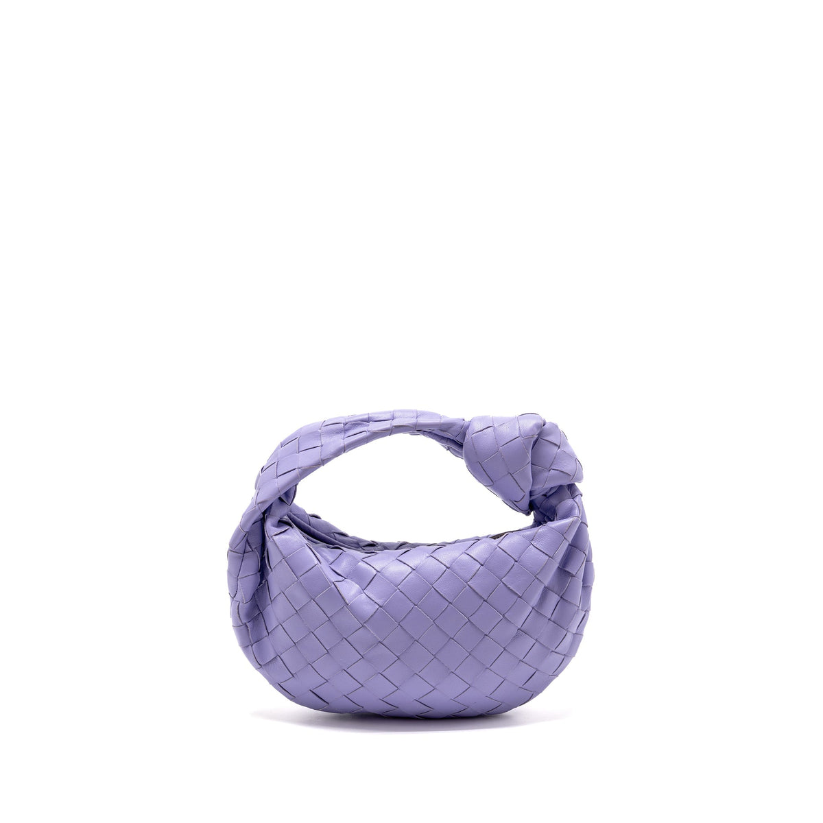 BOTTEGA VENETA MINI JODIE LAMBSKIN PURPLE SHW