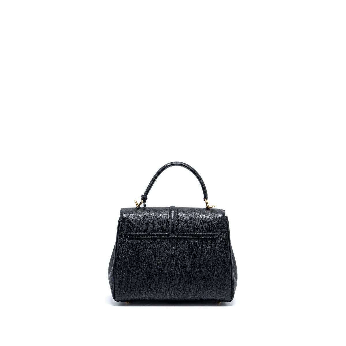 CELINE SMALL 16 BAG GRAINED CALFSKIN BLACK GHW