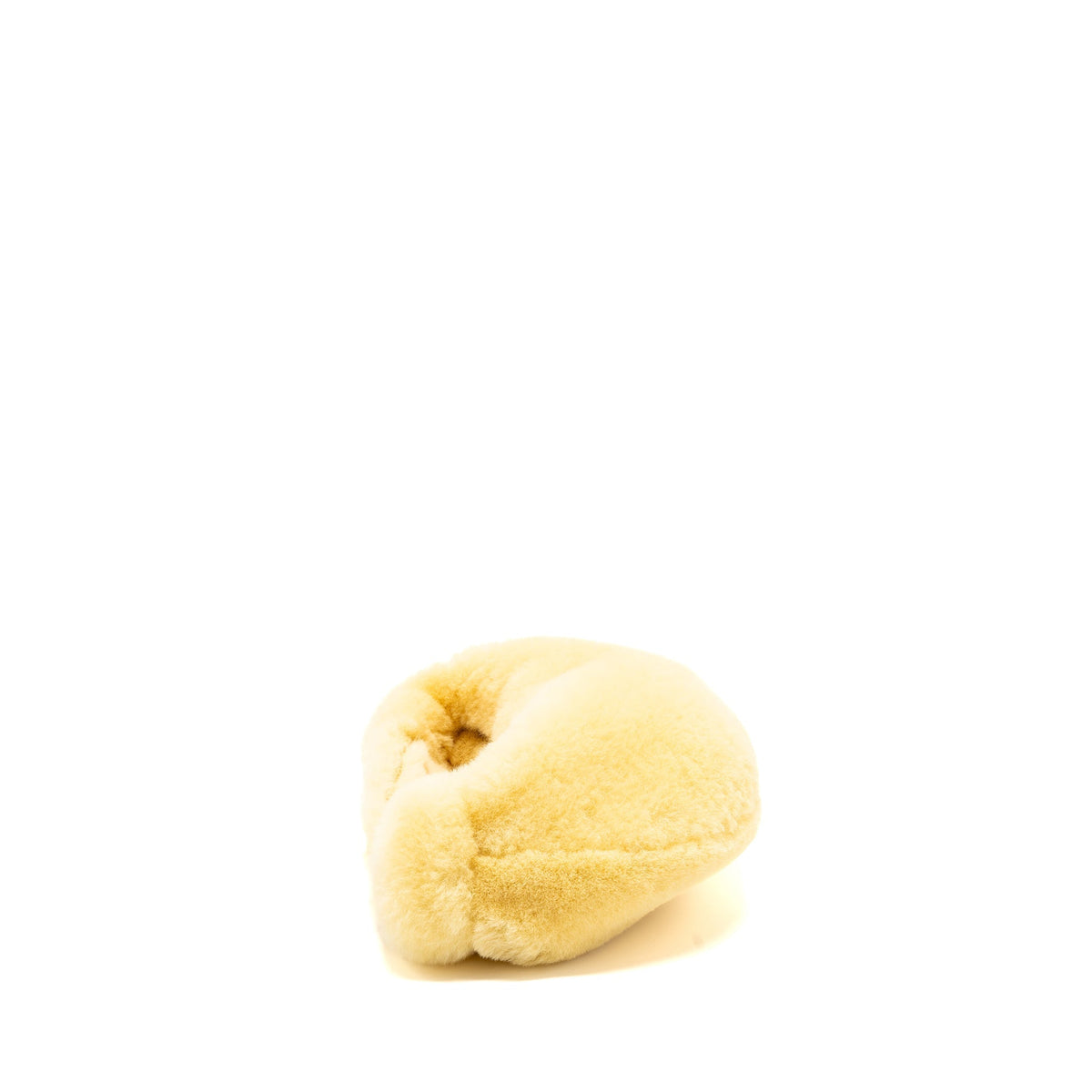 BOTTEGA VENETA MINI JODIE TEDDY SHEARLING LIGHT YELLOW
