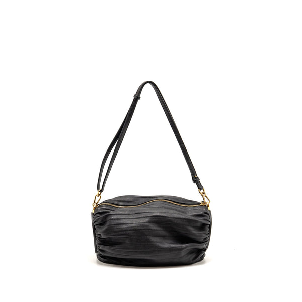 LOEWE BRACELET POUCH LAMBSKIN BLACK GHW