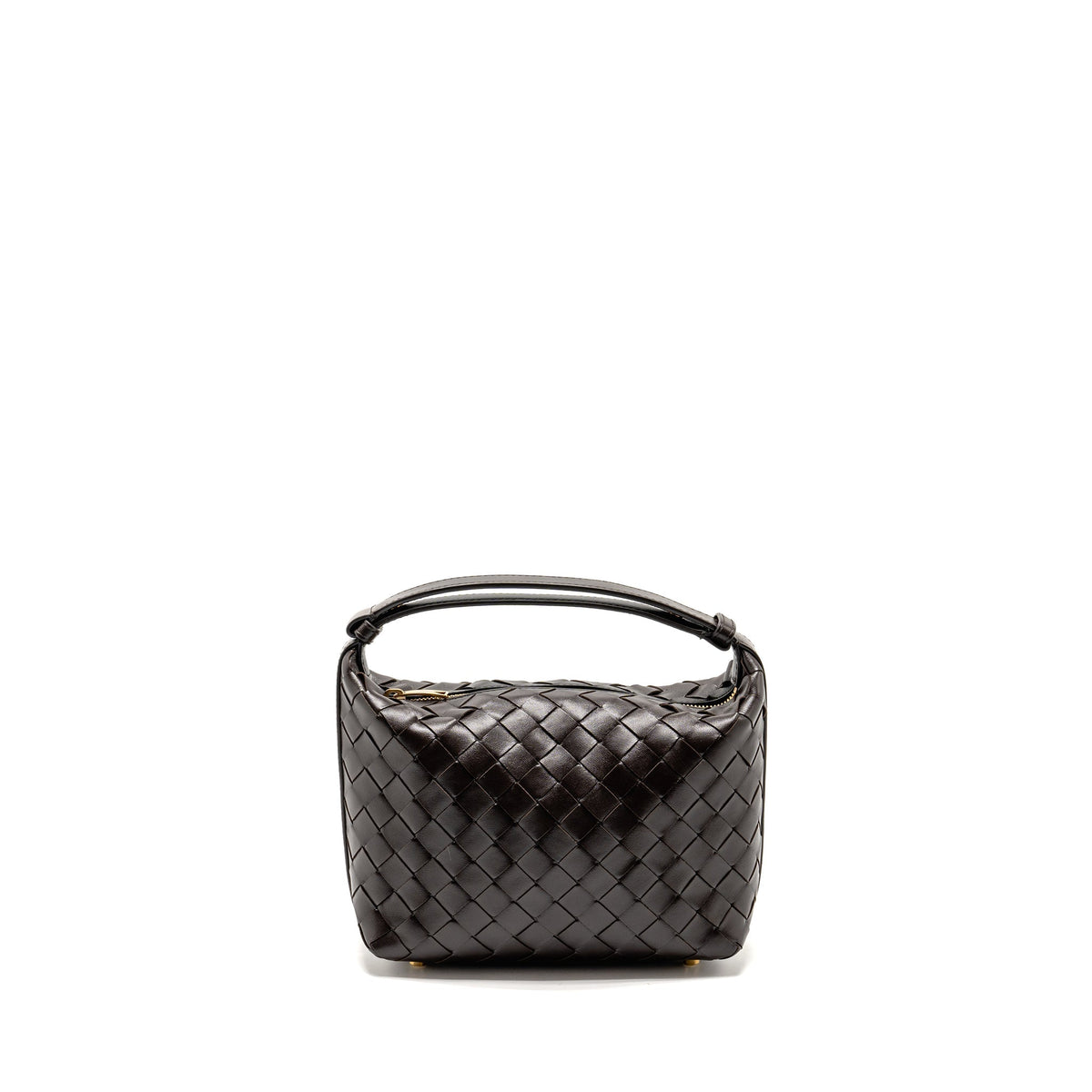 BOTTEGA VENETA WALLACE INTRECCIATO CALFSKIN FONDANT GHW