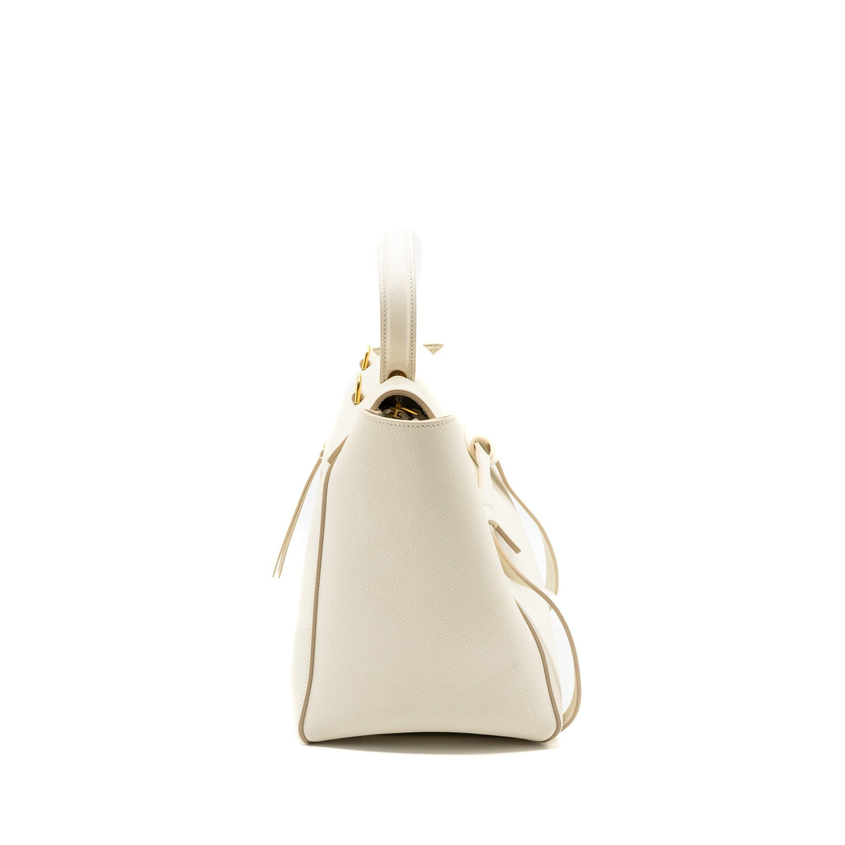 CELINE MINI BELT BAG GRAINED CALFSKIN WHITE GHW