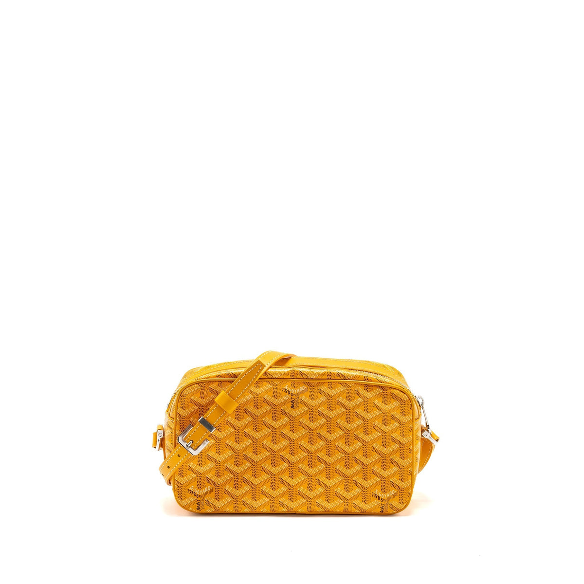 GOYARD CAP VERT PM CROSSBODY BAG GOYARDINE CANVAS YELLOW SHW