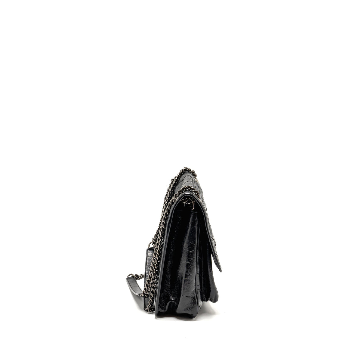 SAINT LAURENT/YSL MEDIUM NIKI BAG VINTAGE CALFSKIN BLACK SHW