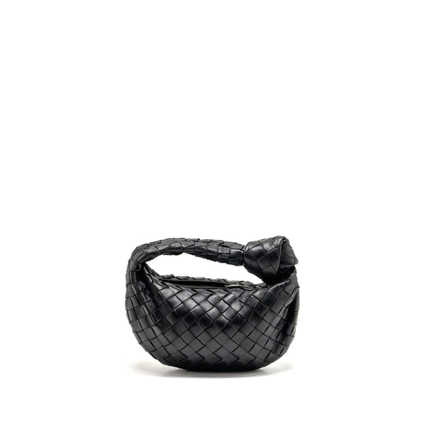 BOTTEGA VENETA MINI JODIE LAMBSKIN BLACK SHW