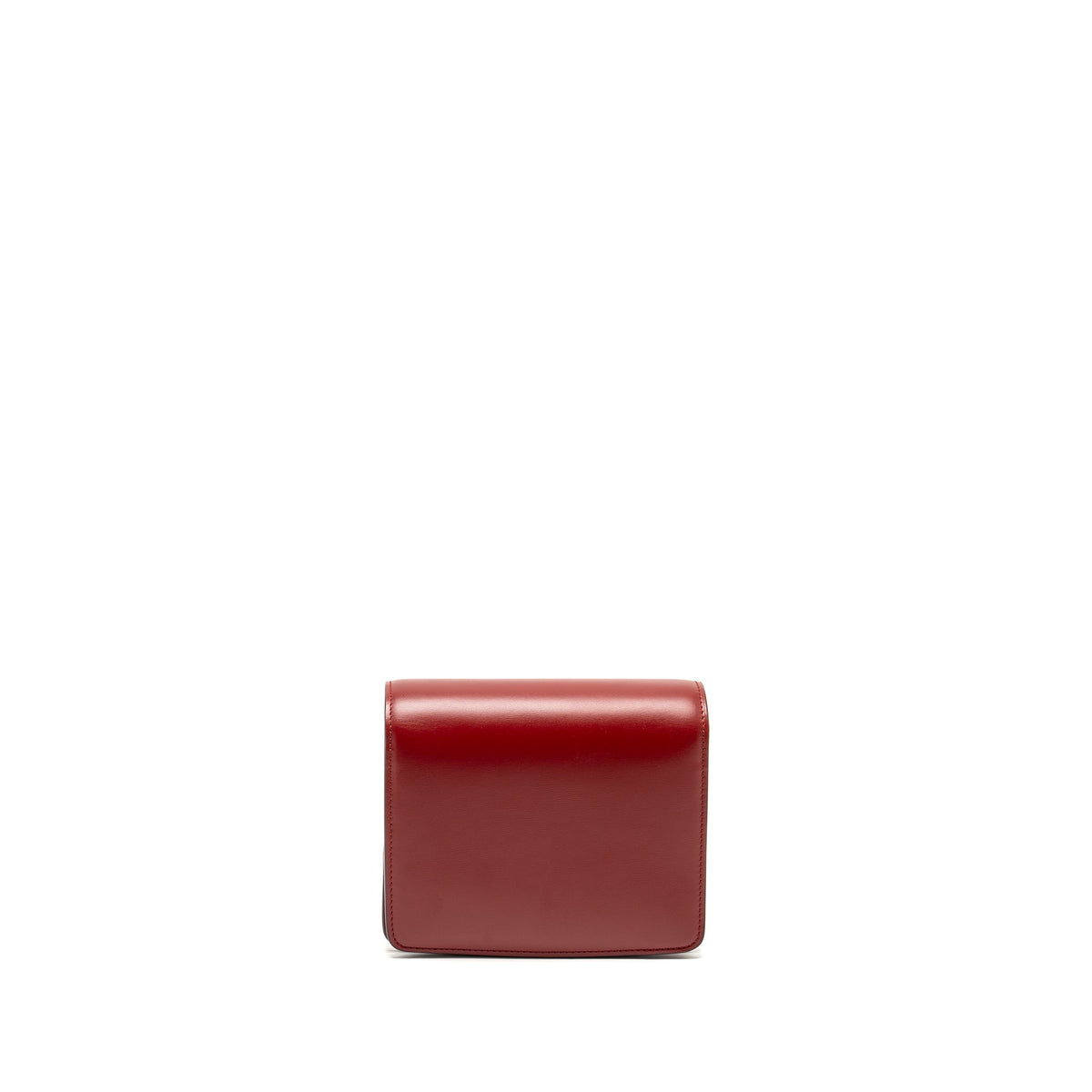 CELINE MINI CLASSIC BOX BAG CALFSKIN RED GHW