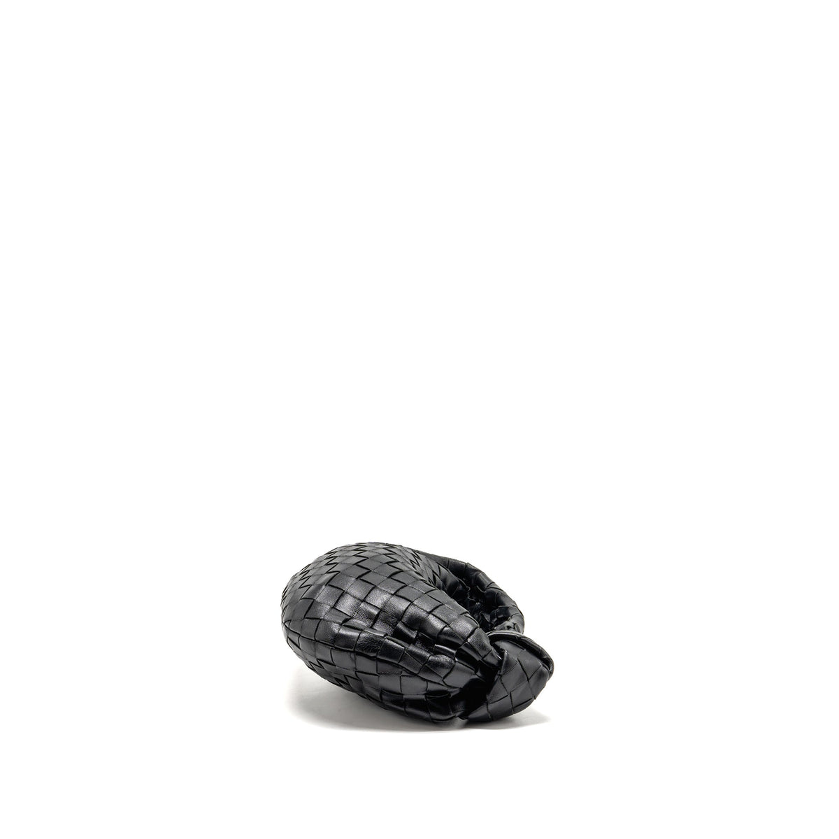 BOTTEGA VENETA MINI JODIE LAMBSKIN BLACK SHW