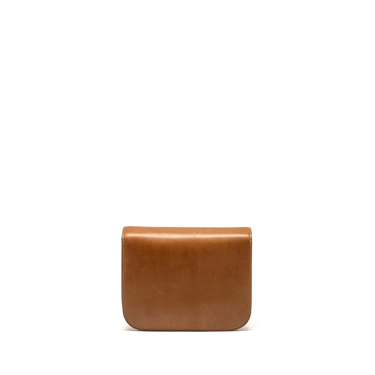 CELINE MEDIUM CLASSIC BOX BAG CALFSKIN BROWN GHW