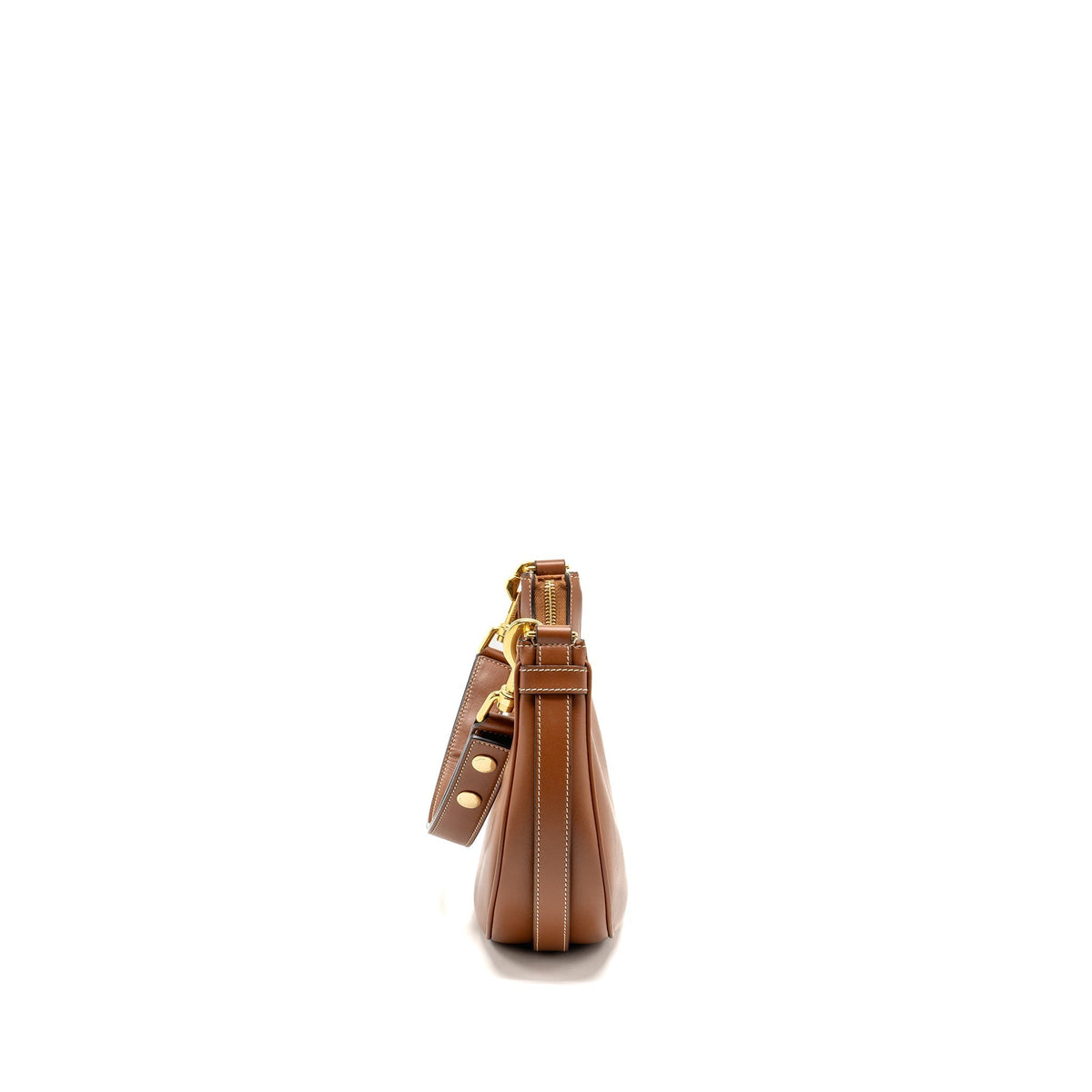 CELINE MEDIUM AVA STRAP BAG SMOOTH CALFSKIN TAN GHW