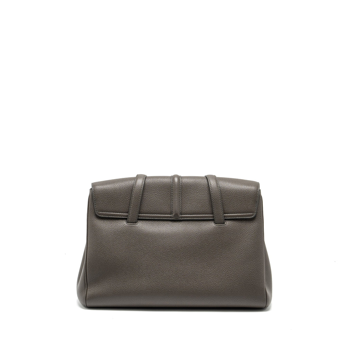 CELINE MEDIUM SOFT 16 BAG GRAINED CALFSKIN GREY GHW