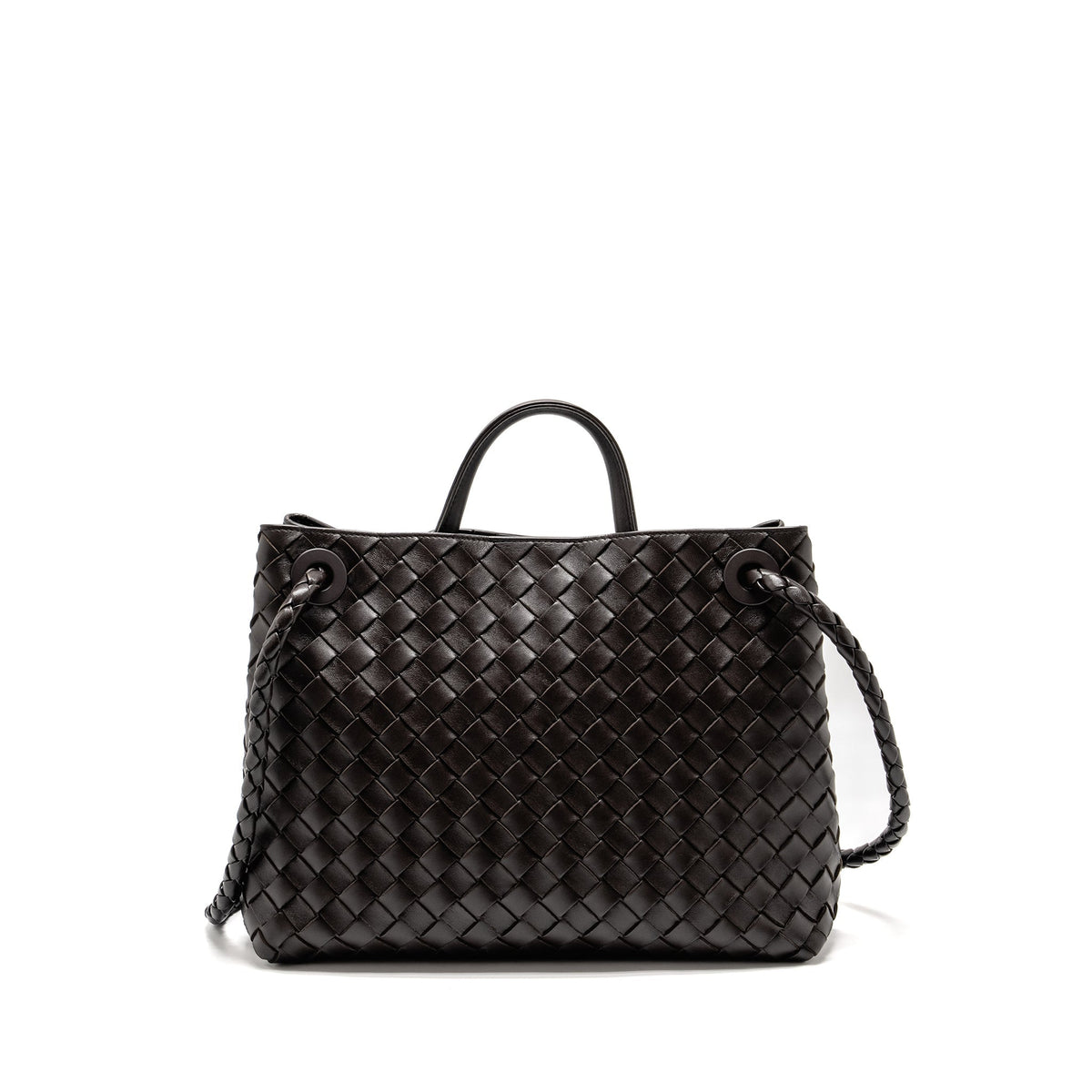 BOTTEGA VENETA MEDIUM ANDIAMO LAMBSKIN FONDANT GHW