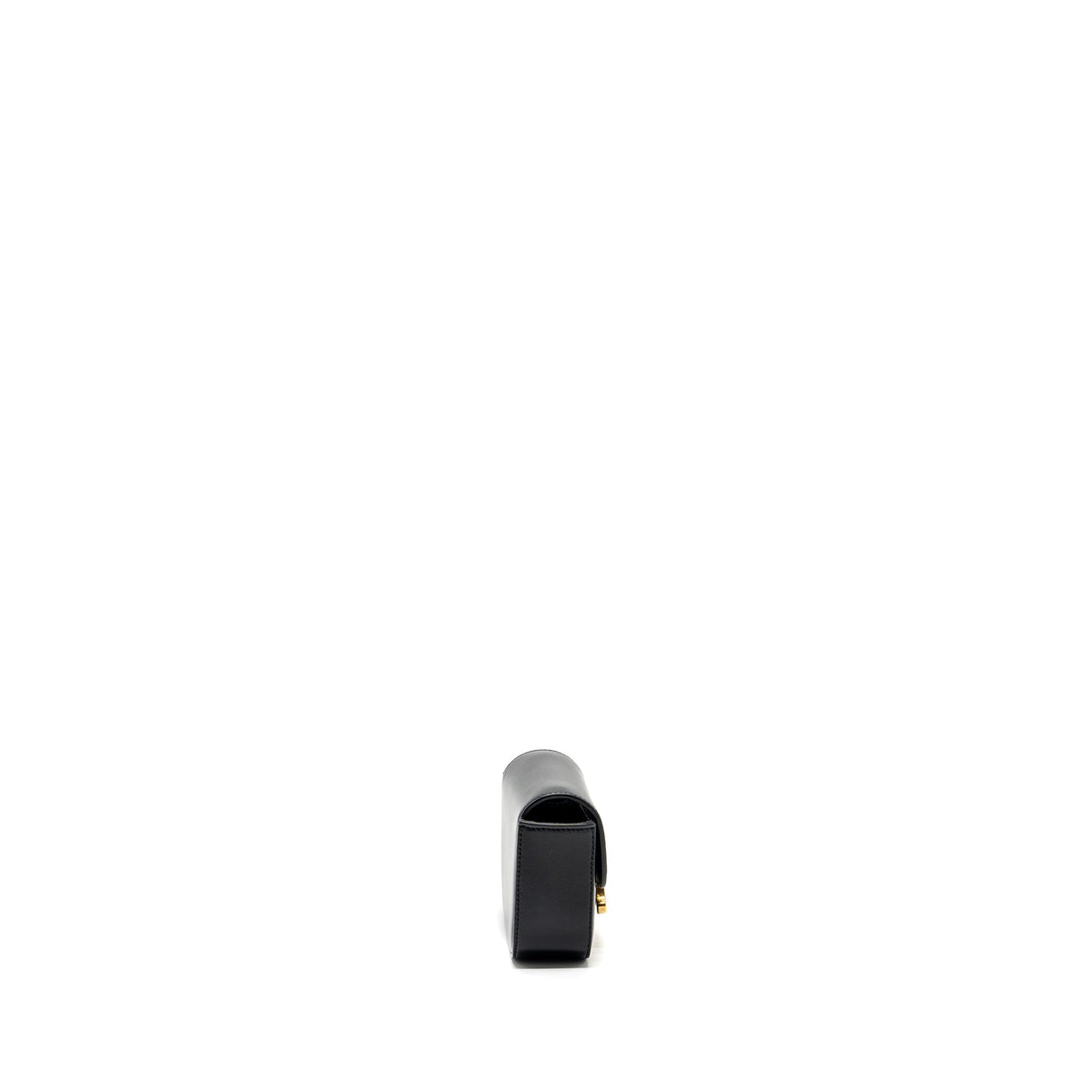 CELINE MINI CLAUDE SHINY CALFSKIN BLACK GHW