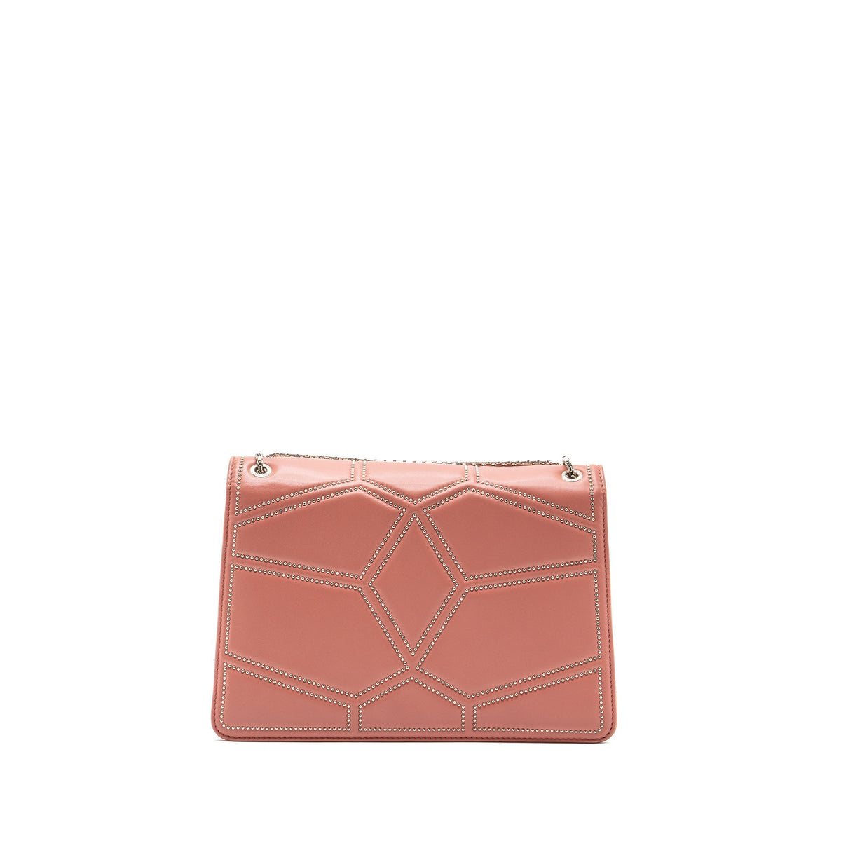 BVLGARI SERPENTI FOREVER SHOULDER BAG STUD LIMITED LAMBSKIN DARK PINK SHW