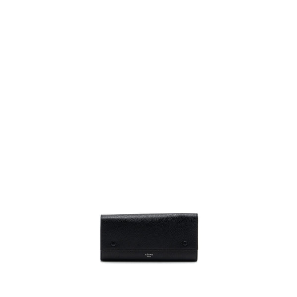 CELINE LONG WALLET GRAINED CALFSKIN BLACK SHW