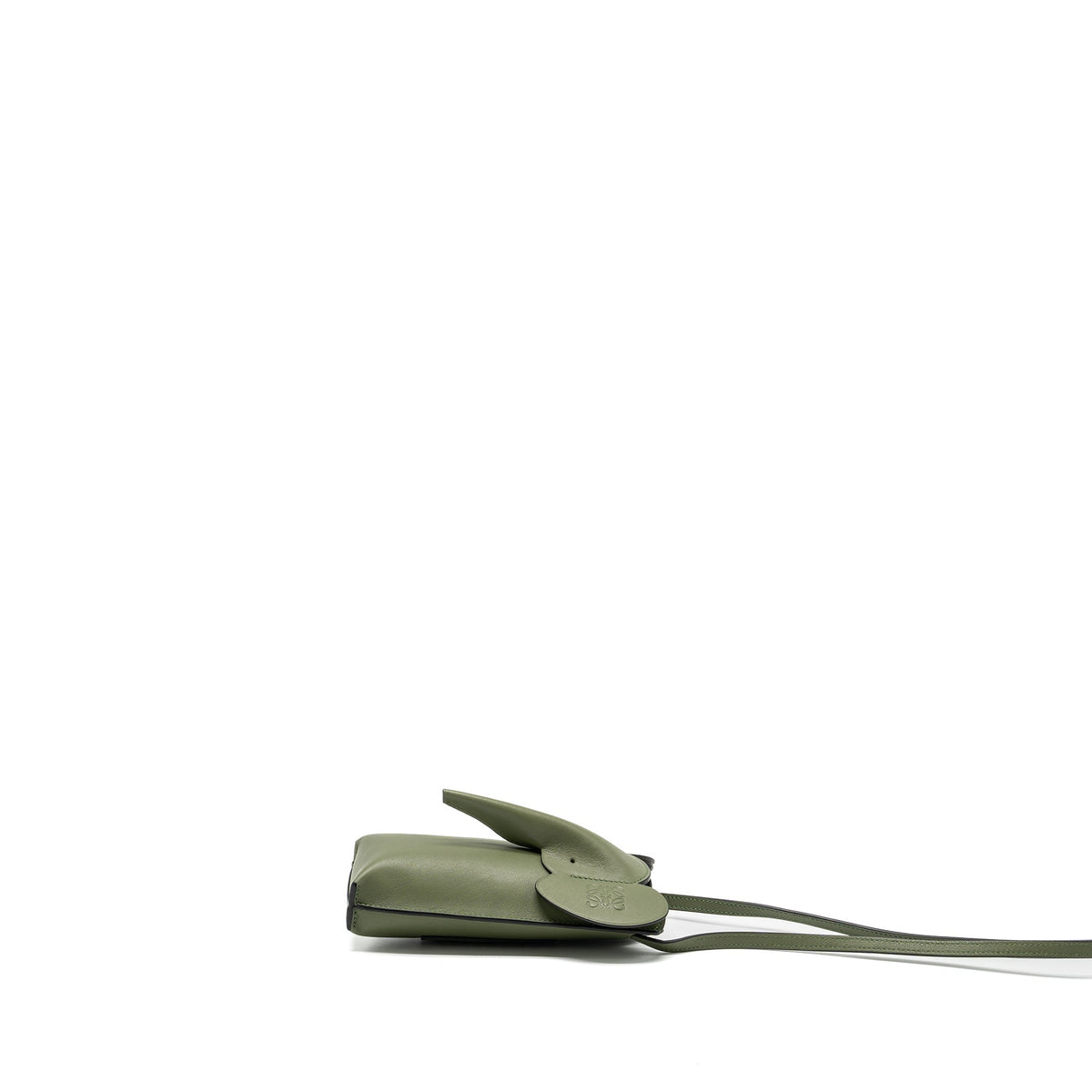 LOEWE ELEPHANT POCKET CALFSKIN AVOCADO GREEN