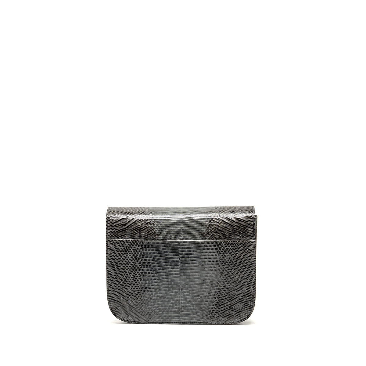CELINE MEDIUM CLASSIC BOX BAG LIZARD GREY GHW