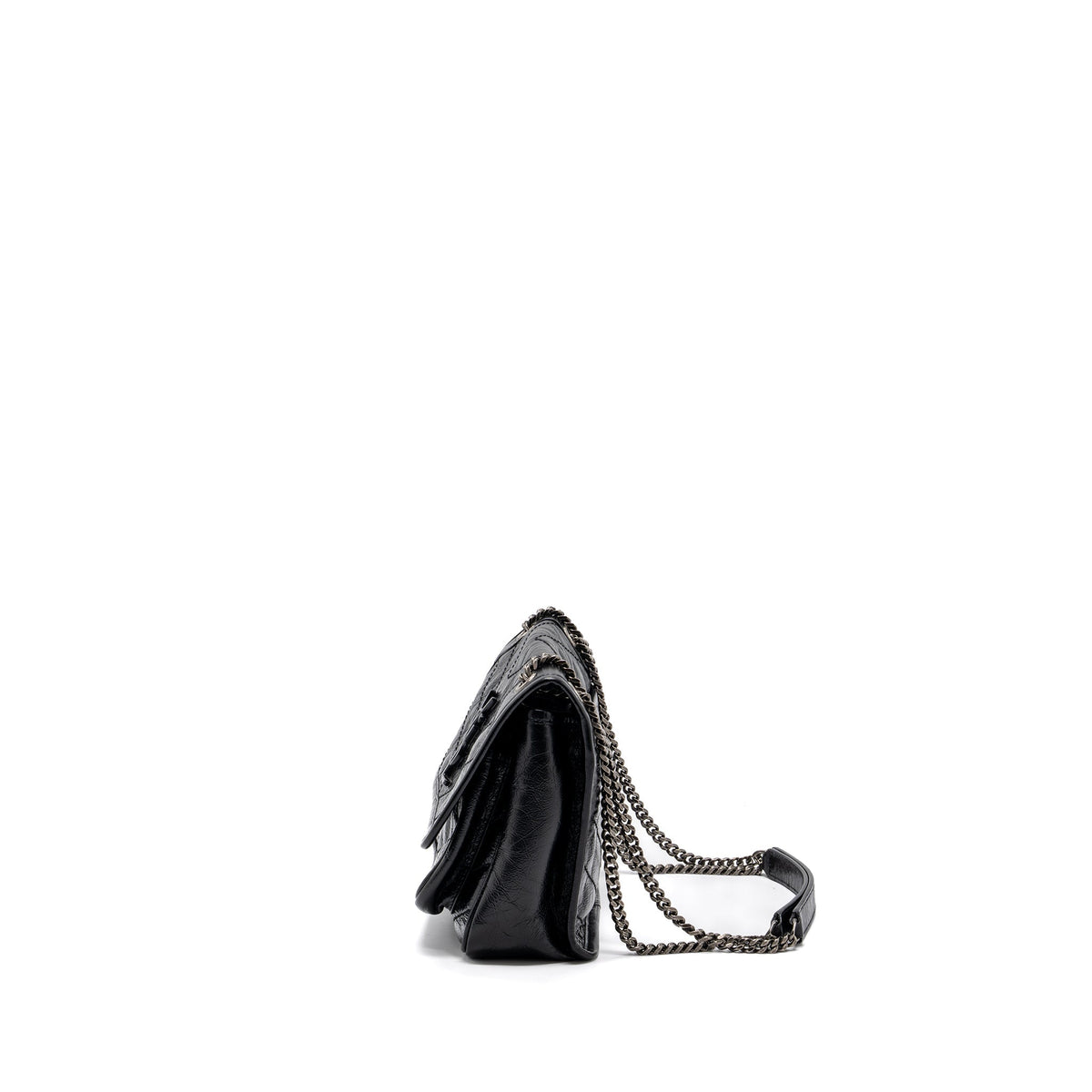 SAINT LAURENT NIKI BABY CALFSKIN BLACK RUTHENIUM HARDWARE