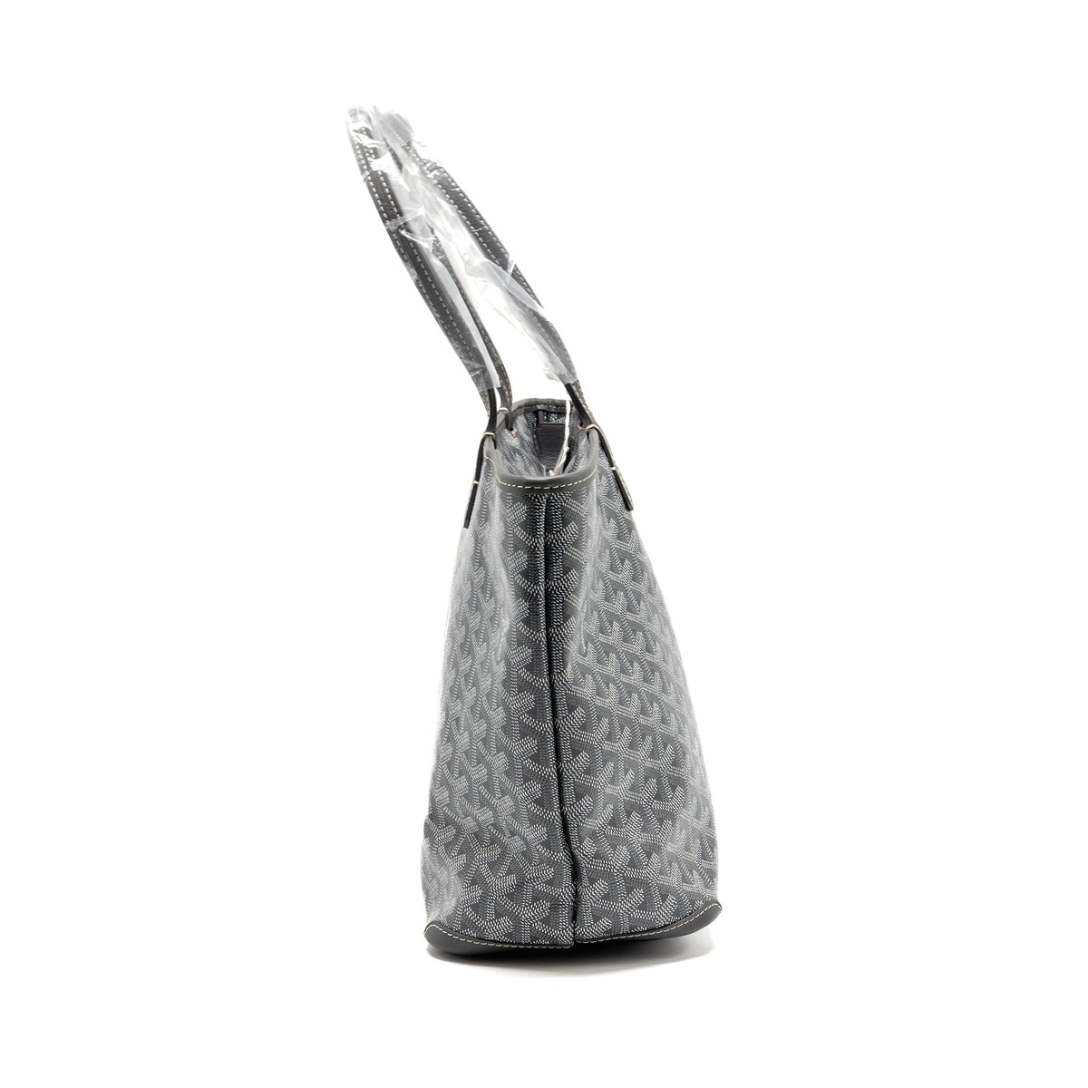 GOYARD ARTOIS PM TOTE BAG GOYARDINE CANVAS / CALFSKIN GREY