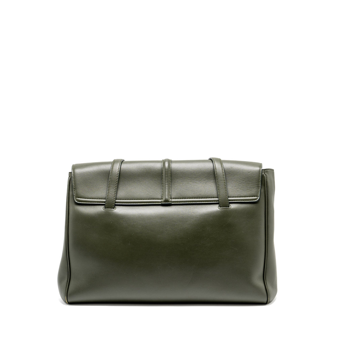 CELINE LARGE SOFT 16 BAG SMOOTH CALFSKIN DARK GREEN GHW