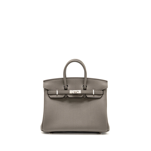 HERMES BIRKIN 25 TOGO GRIS MEYER SHW