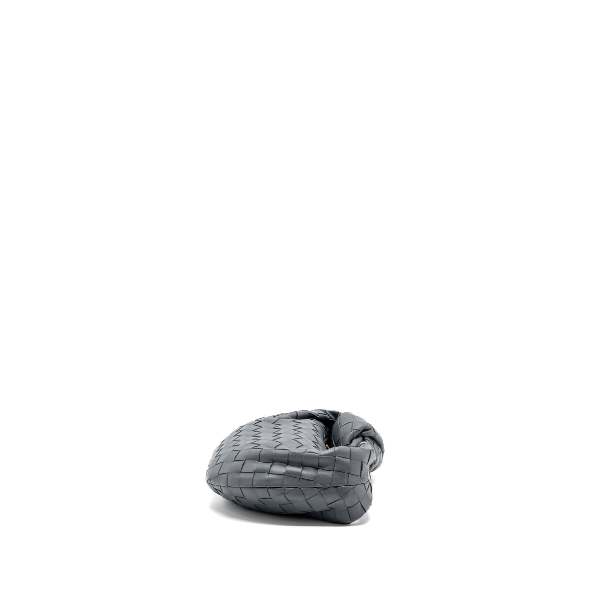 BOTTEGA VENETA MINI JODIE LAMBSKIN STORM GHW