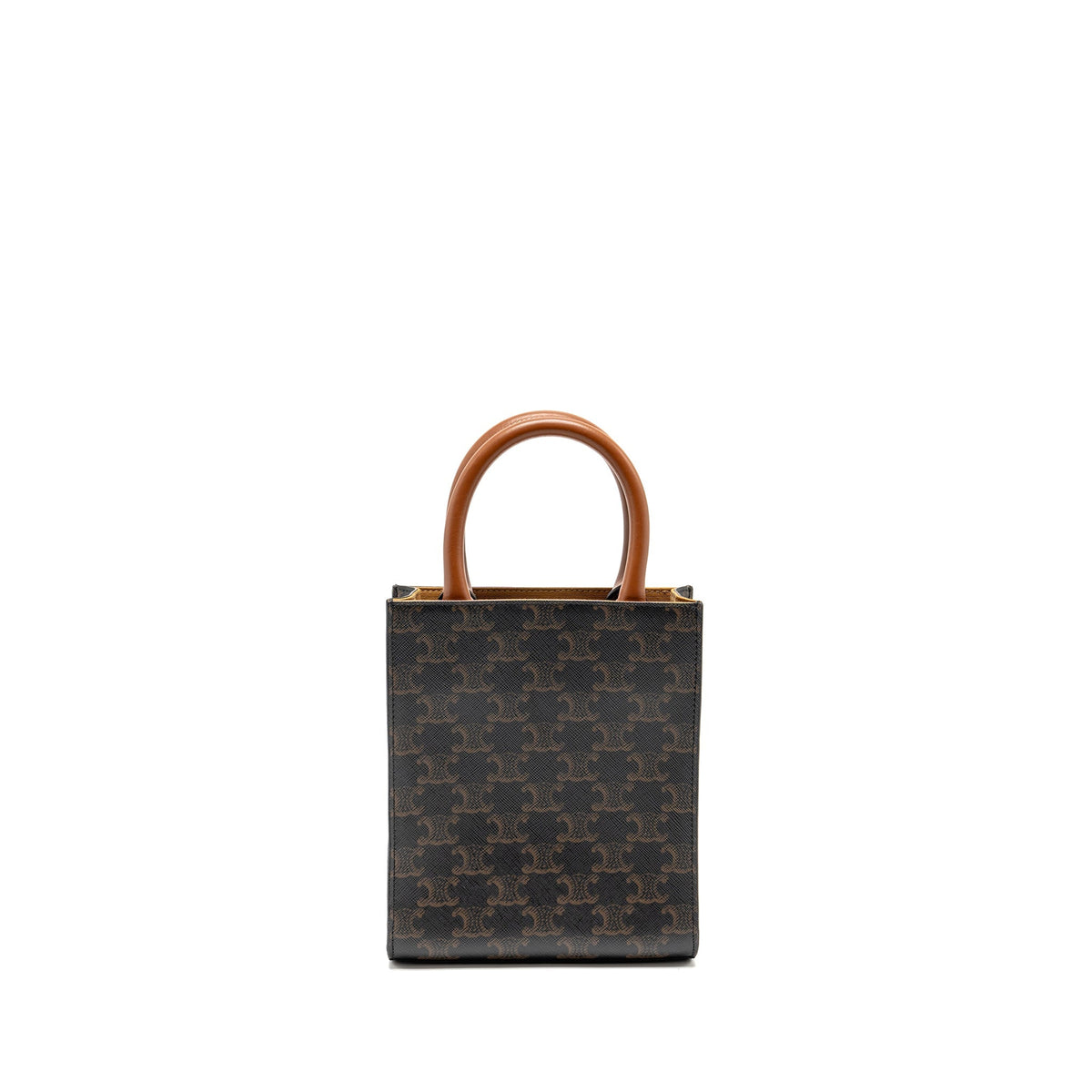 CELINE MINI VERTICAL CABAS TRIOMPHE CANVAS GHW