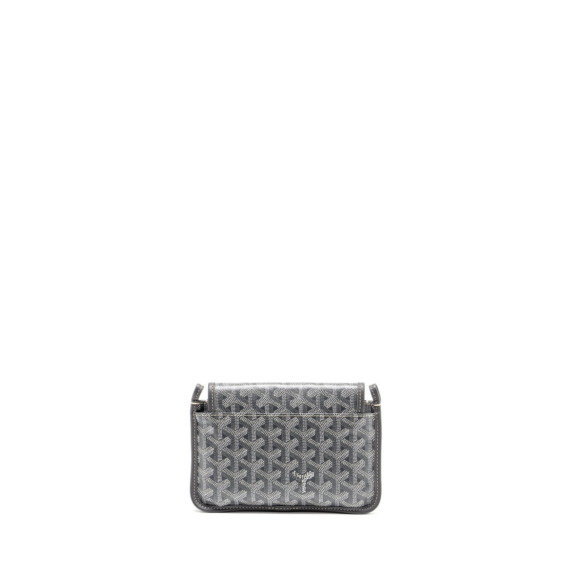 GOYARD PLUMET POCHETTE POCKET WALLET GOYARDLINE CANVAS GREY SHW