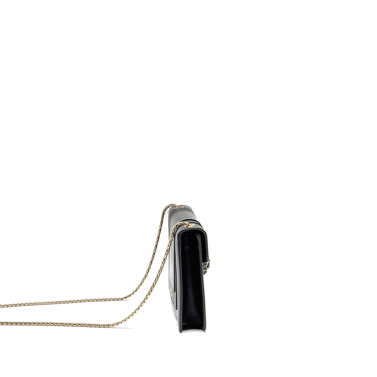 BVLGARI SERPENTI FOREVER CROSSBODY BAG CALFSKIN BLACK LGHW