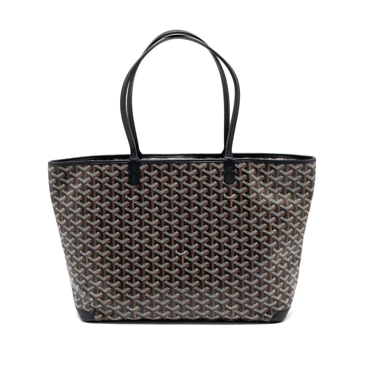 GOYARD ARTOIS TOTE GOYARDINE CANVAS BLACK SHW