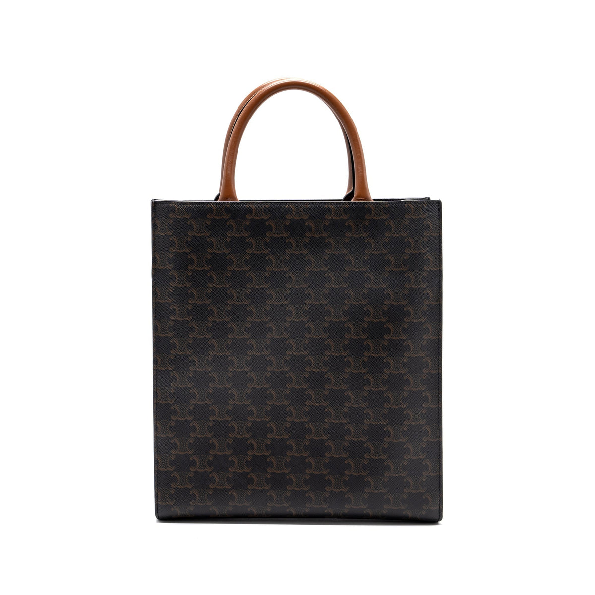 CELINE VERTICAL CABAS TRIOMPHE CANVAS/ LEATHER GHW