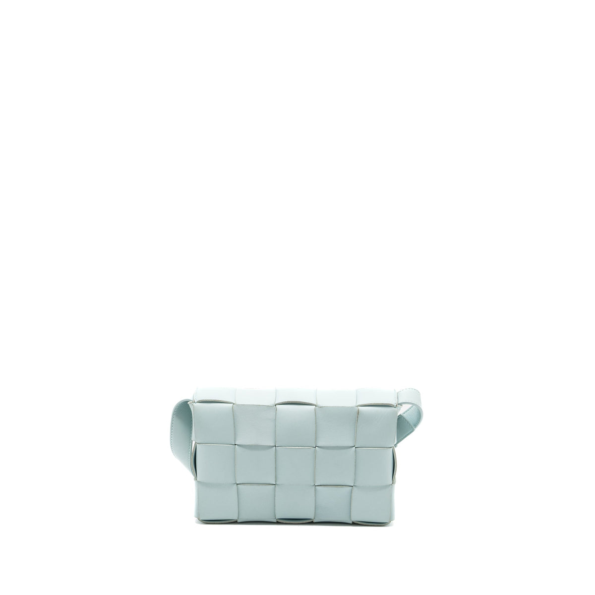 BOTTEGA VENETA CLASSIC CASSETTE BAG LAMBSKIN LIGHT BLUE SHW