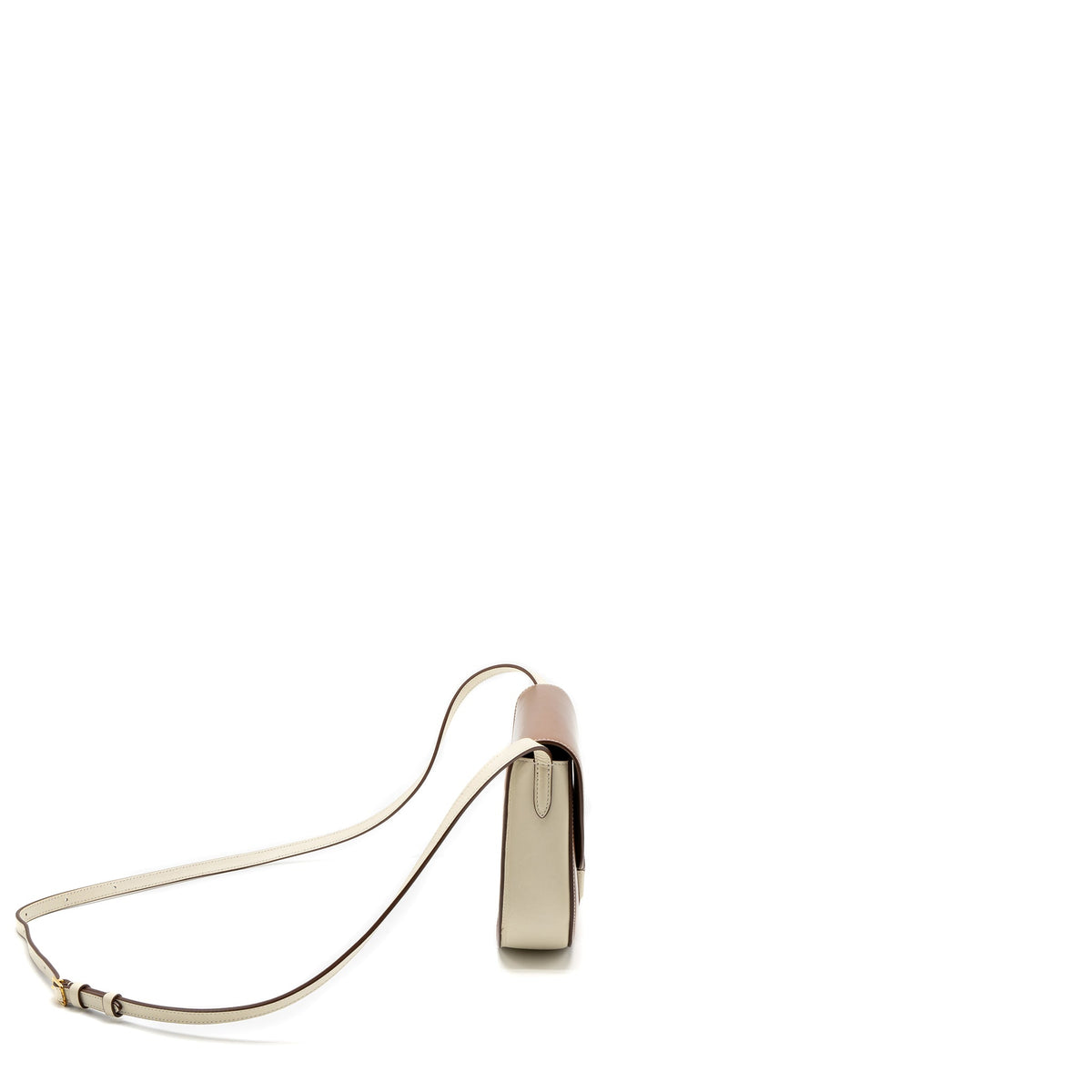 CELINE SMALL TROTTEUR BAG CALFSKIN BROWN/MULTICOLOUR GHW