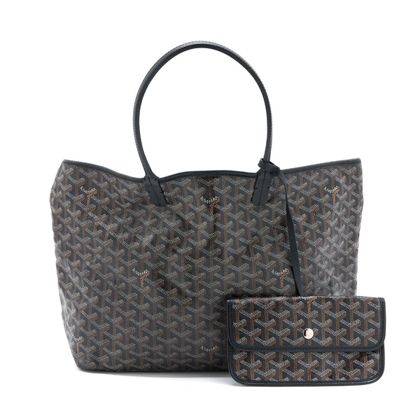 GOYARD ARTOIS PM TOTE CANVAS / CALFSKIN BLACK