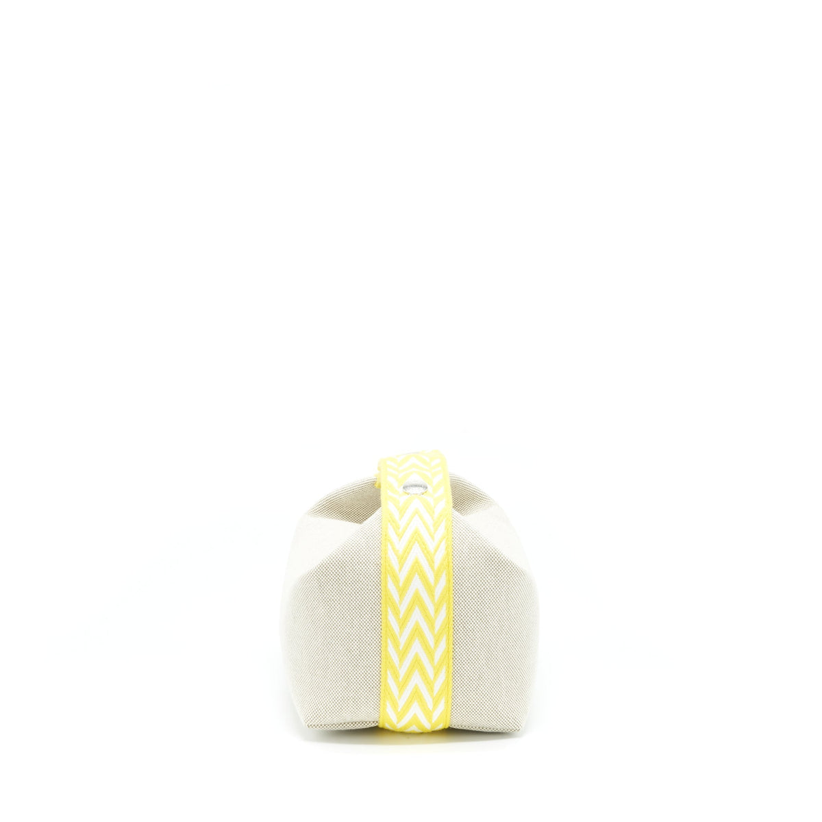 HERMES TROUSSE DE TOILETTE BRAD A BRAC PM JAUNE CITRON