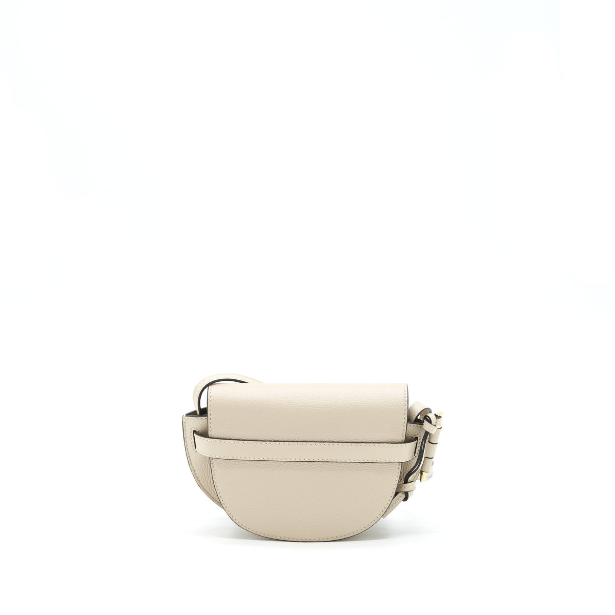 LOEWE MINI GATE CROSSBODY BAG CALFSKIN SAND LGHW