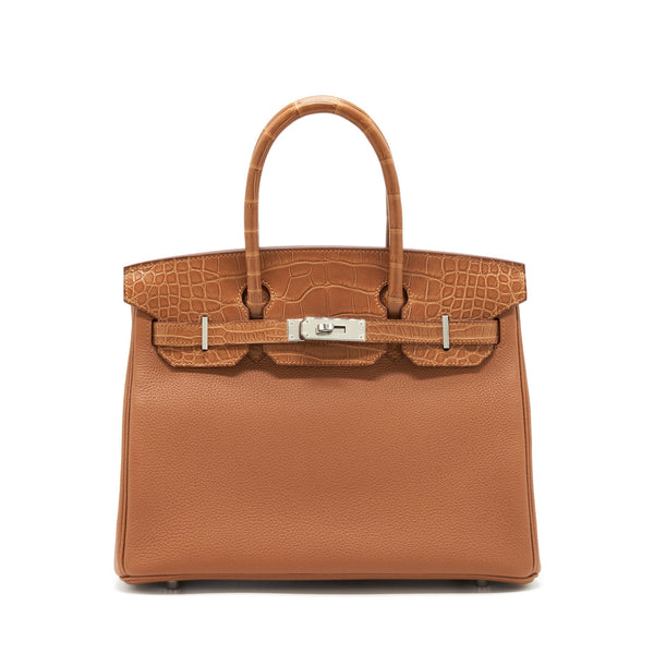 HERMES BIRKIN 30 TOUCH GOLD WITH SHW
