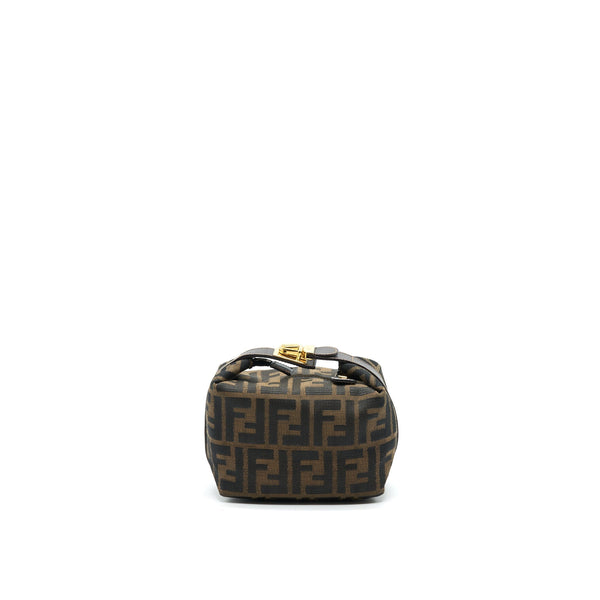 FENDI VINTAGE MINI COSMETIC BAG FF ZUCCA CANVAS