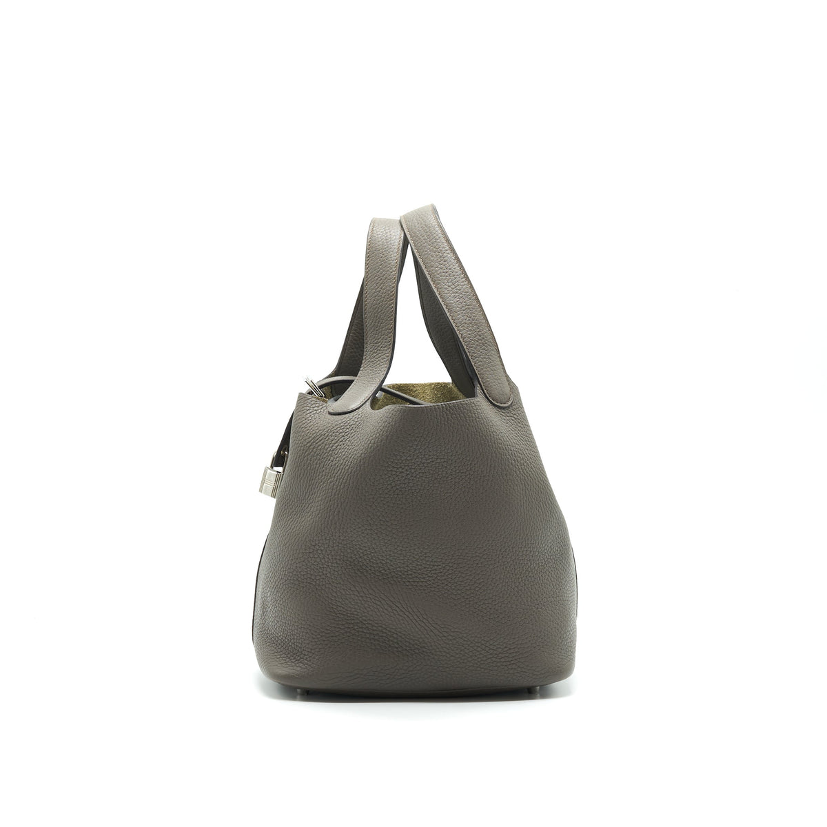 HERMES PICOTIN LOCK 22 GRIS ETAIN SHW