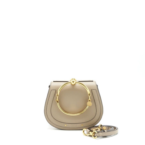 CHLOE NILE BRACELET CROSS BODY BAG GREY