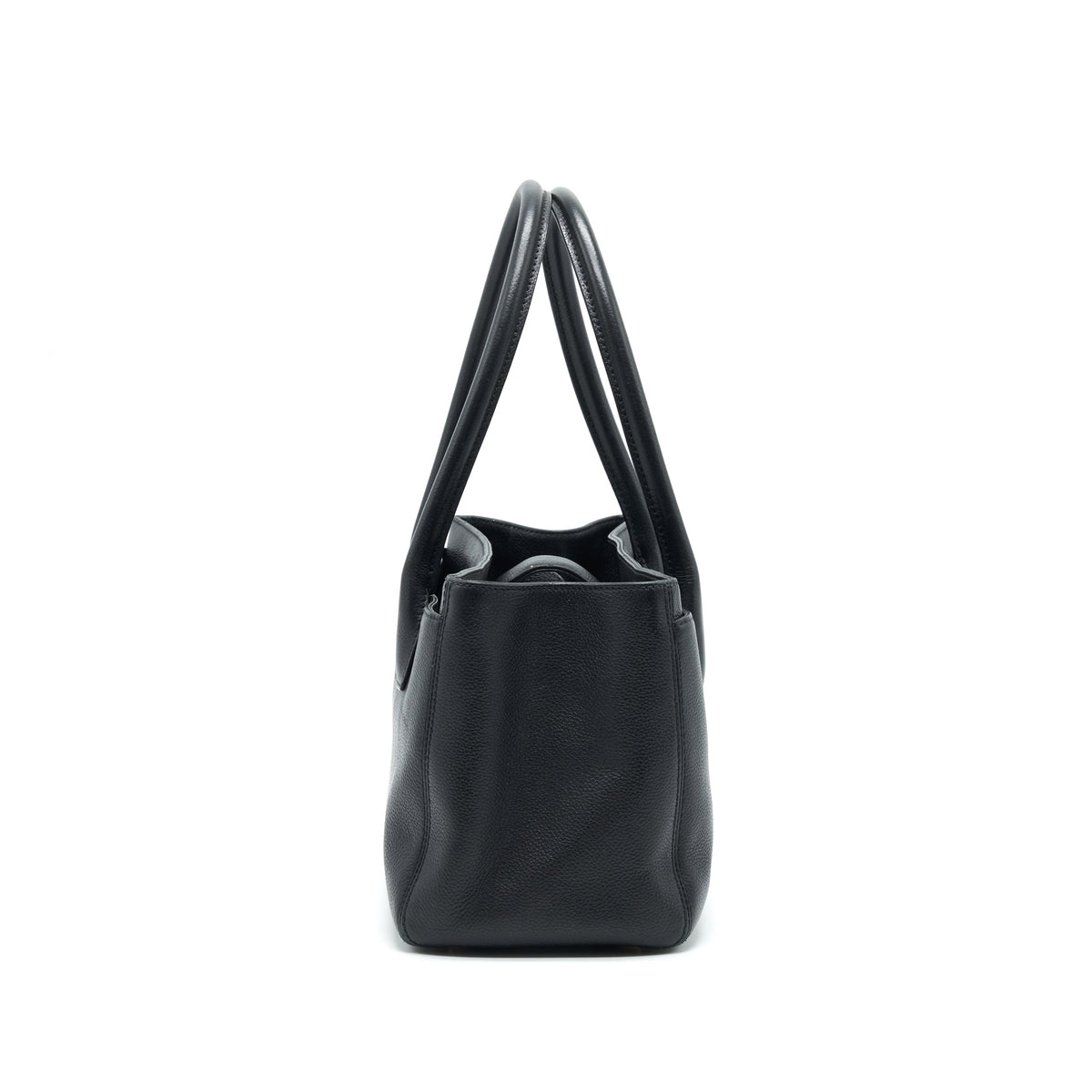CHANEL EXECUTIVE CERF SMALL TOTE BAG CAVIAR BLACK WITH GHW