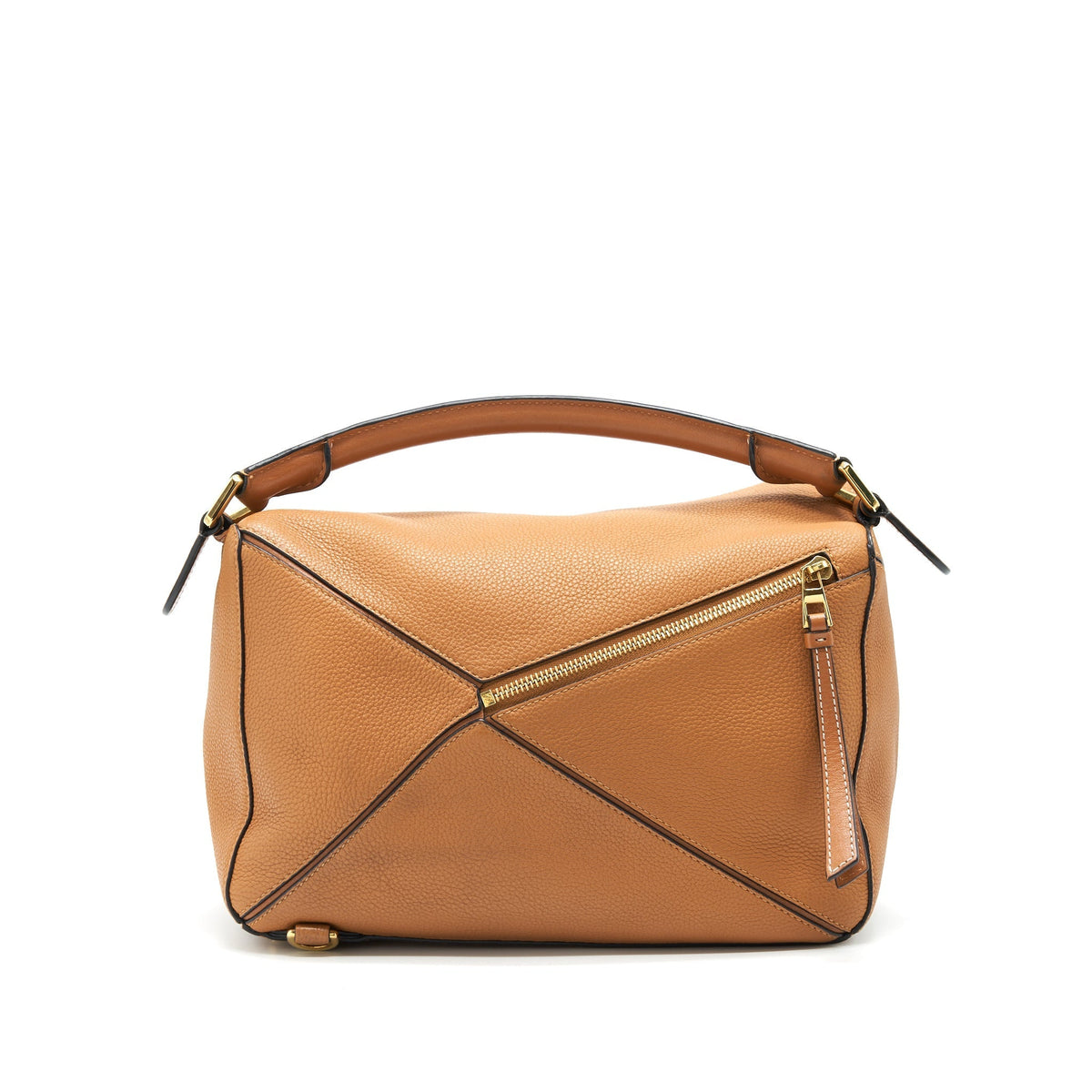 LOEWE PUZZLE BAG IN GRAINED CALFSKIN BROWN